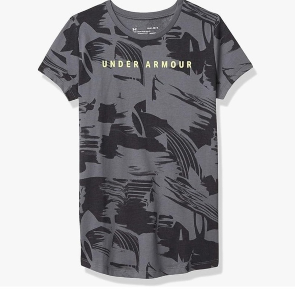 Gray Youth T-Shirt by UNDER ARMOUR - Graphic Design